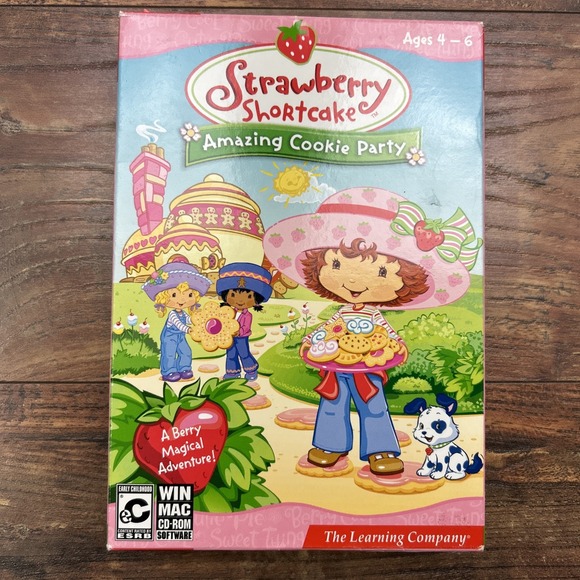 Strawberry Shortcake Amazing Cookie Party PC CD-ROM Game‎ New/sealed small box